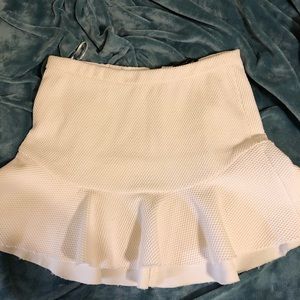 White Mini Skirt